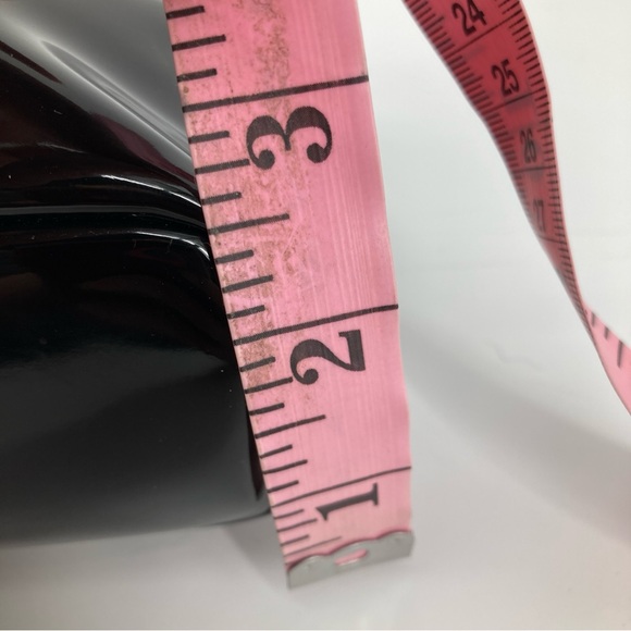 Women's Dior Black Patent Leather Makeup Bag - Picture 7 of 9